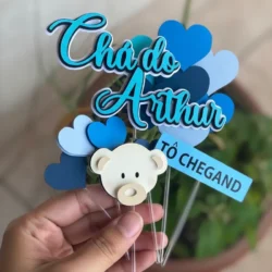 Cake Topper Osito Bebe