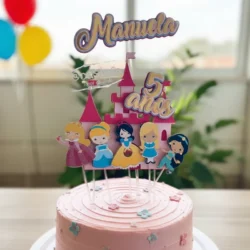 Alternative view of Cake Topper Princesas