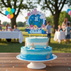 Alternative view of Cake Topper Baby Shark
