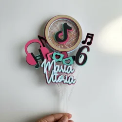 Alternative view of Cake Topper TIK TOK