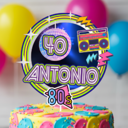 Cake Topper 80_s