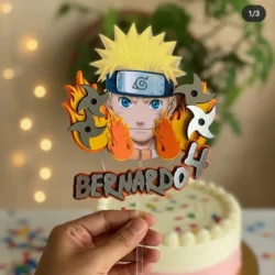 Alternative view of Cake Topper Naruto