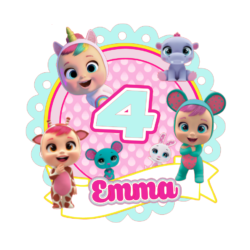 Cake Topper Bebes llorrones