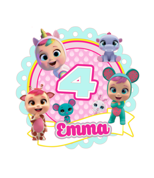 Cake Topper Bebes llorrones