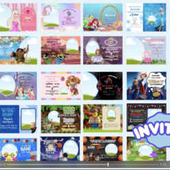 Alternative view of 146 Party set Bundle Canva