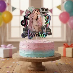 Alternative view of Cake Topper Carol G