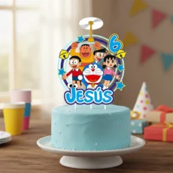 Alternative view of Cake Topper Doraemon