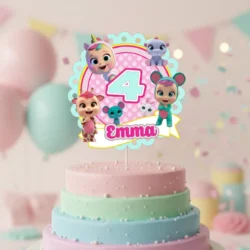 Alternative view of Cake Topper Bebes llorrones