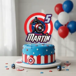 Cake Topper Capitan America - Imagen 3