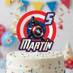 Cake Topper Capitan America