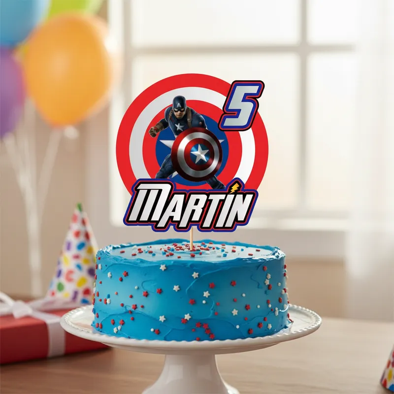 Cake Topper Capitan America - Imagen 5