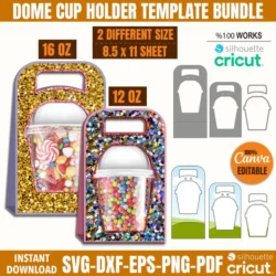 Alternative view of Paquete de 220 plantillas SVG de caja para Cricut Silhouette Crafting