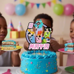 Alternative view of Cake Topper Chicas Superpoderosas