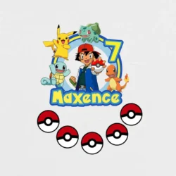 Alternative view of Cake Topper Pokemón