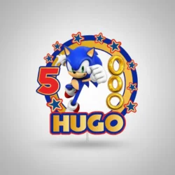 Alternative view of Cake Topper Sonic