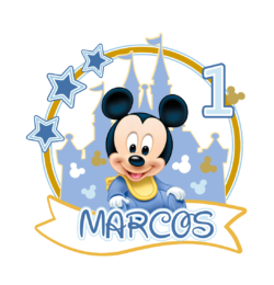 Alternative view of Cake Topper Mickey Baby
