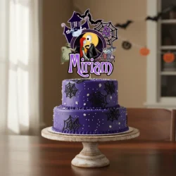 Alternative view of The Nightmare Before Christmas Cake Topper