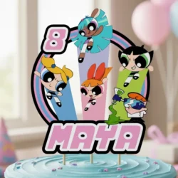 Cake Topper Chicas Superpoderosas