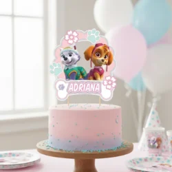 Alternative view of Cake Topper Sky y Snow