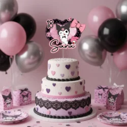 Alternative view of Cake Topper Kuromi