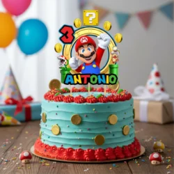 Alternative view of Cake Topper Mario Bross