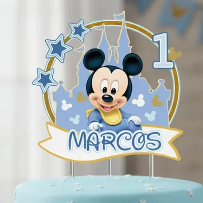 Cake Topper Mickey Baby