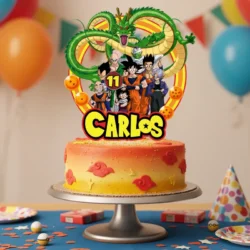 Alternative view of Cake Topper Goku-Dragon Ball