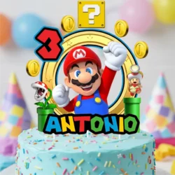 Cake Topper Mario Bross