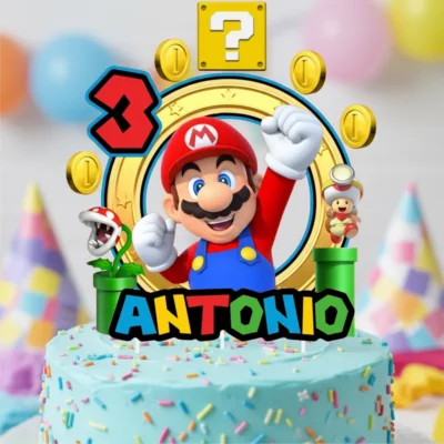 Cake Topper Mario Bross