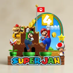 Cake Topper Marios bros y Luigi