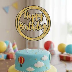 Cake Topper Happy Birthday
