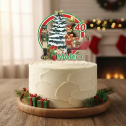 Alternative view of Christmas-Nutcracker Cake Topper