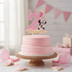 Alternative view of Cake Topper Minnie Mouse Número