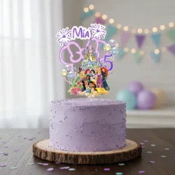 Alternative view of Cake Topper Princesas Disney 2