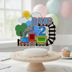 Alternative view of Cake Topper Train