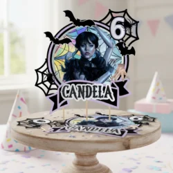 Alternative view of Cake Topper Wednesday Adams