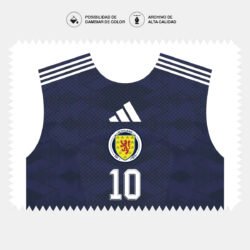 Alternative view of Plantillas Jersey Escocia 2026.2027 + Tipografía