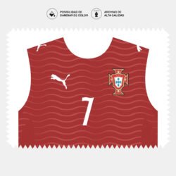 Alternative view of Plantillas Jersey Portugal 2026.2027 + Tipografía