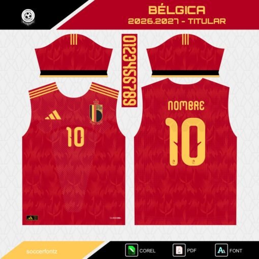 Bélgica Titular 2026.2027-N