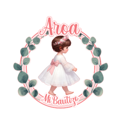 Aroa Christening Cake Topper