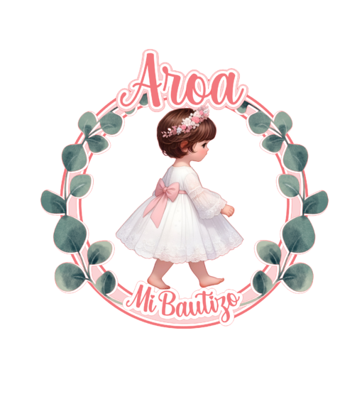 Cake Topper Aroa Bautizo Cake Topper Aroa Bautizo