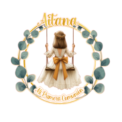 Cake Topper Chica del Columpio