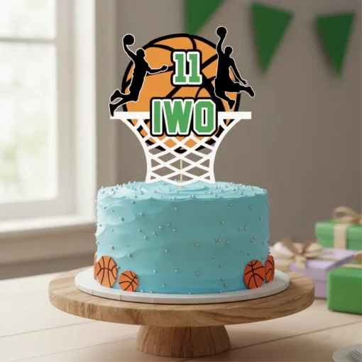 Cake topper Baloncesto