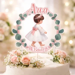 Cake Topper Bautizo