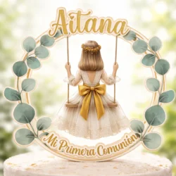 Cake Topper Chica del Columpio