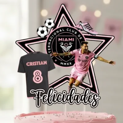 Cake Topper Messi