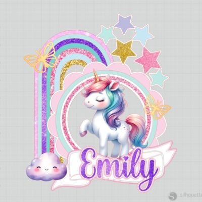 Cake Topper Unicornio 2