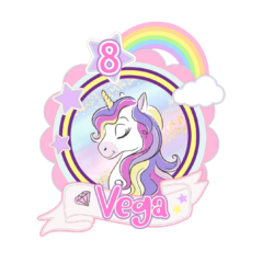 Cake Topper Unicornio 1