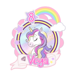 Cake Topper Unicornio 1