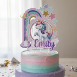 Alternative view of Cake Topper Unicornio 2